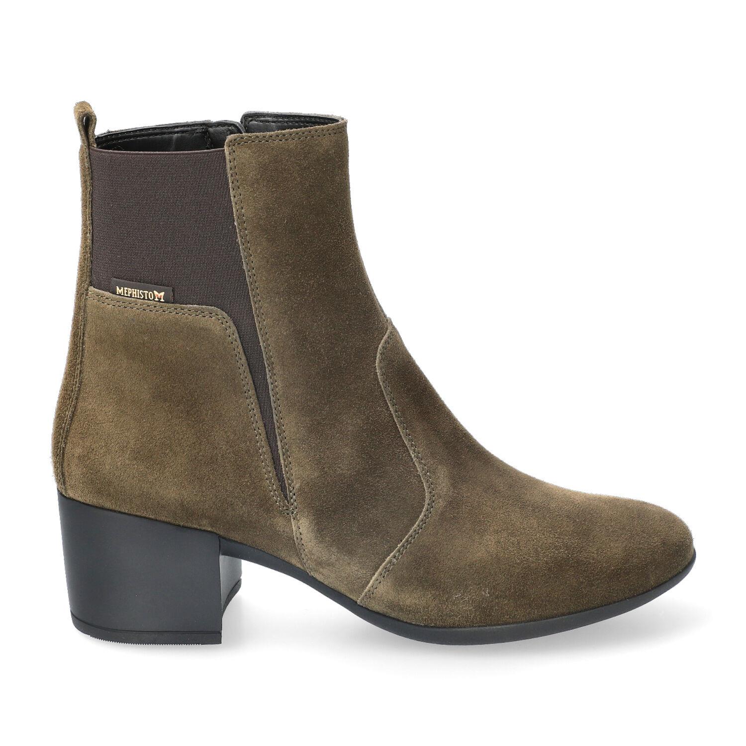 bottines femme modèle Zelia vert moss - Mephisto
